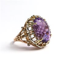 Ring Goldside Woman in Rose Gold Ametista AN.GS0014 - AN.GS0014